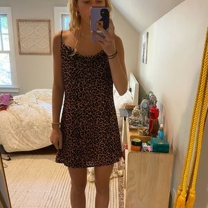 Leopard Print Mini Dress